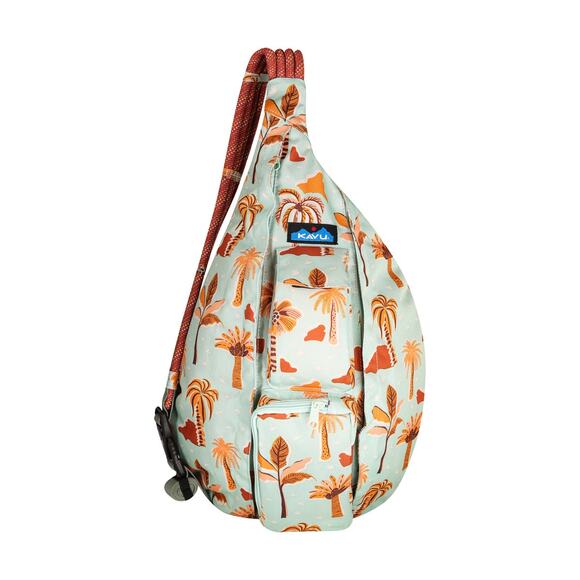 NWT Kavu Mini Rope Sling Vintage Palm Bag - Picture 1 of 5